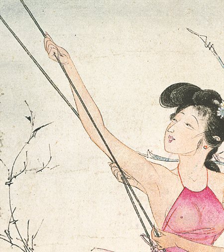 金湾-胡也佛的仕女画和最知名的金瓶梅秘戏图